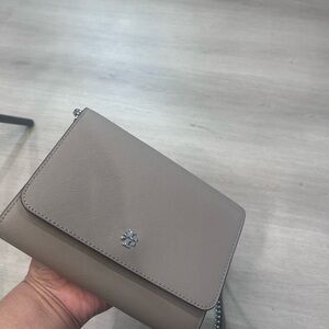 Tory Burch Taupe Crossbody Bag